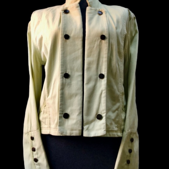 French Laundry (Neto). lime green, Military jacket - Picture 3 of 6
